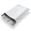 Poly Courier Bag Mailer Self Adhesive Size 1 White, 50 Pack 190mm x 260mm + 50mm Flap